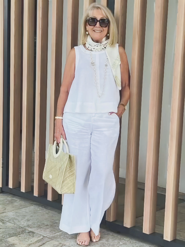 Valerie™ | Polished Comfort Two-Piece Pant Set