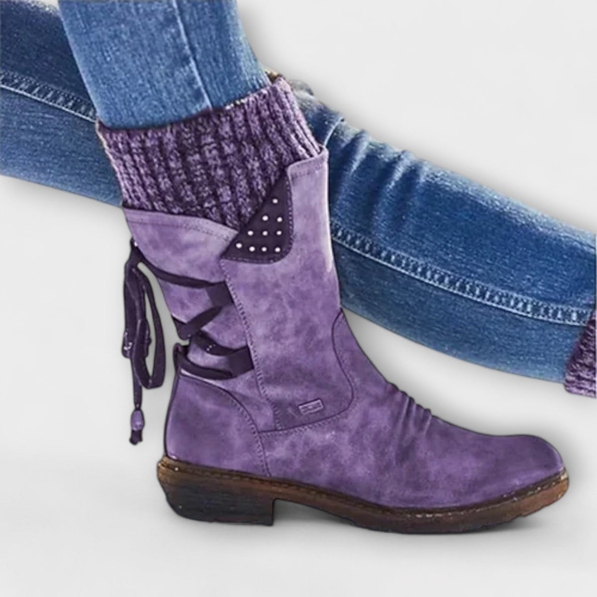 Bethy™ | Cozy Cuff Comfort Mid-Calf Boots