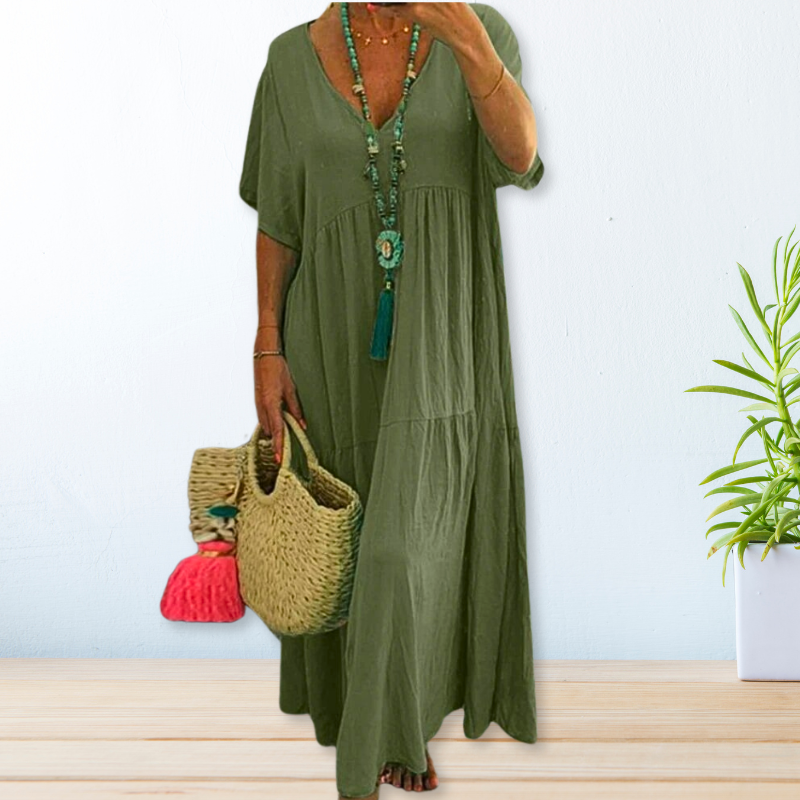 Maelis - Cotton Linen Dress
