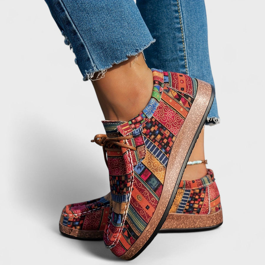 Juniper™ | Artistic Orthopedic Lace-Up Sneakers