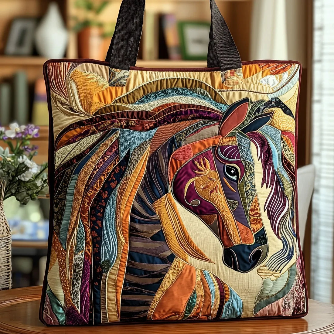 Sack Artisanal - Multicolour Mosaic Horse
