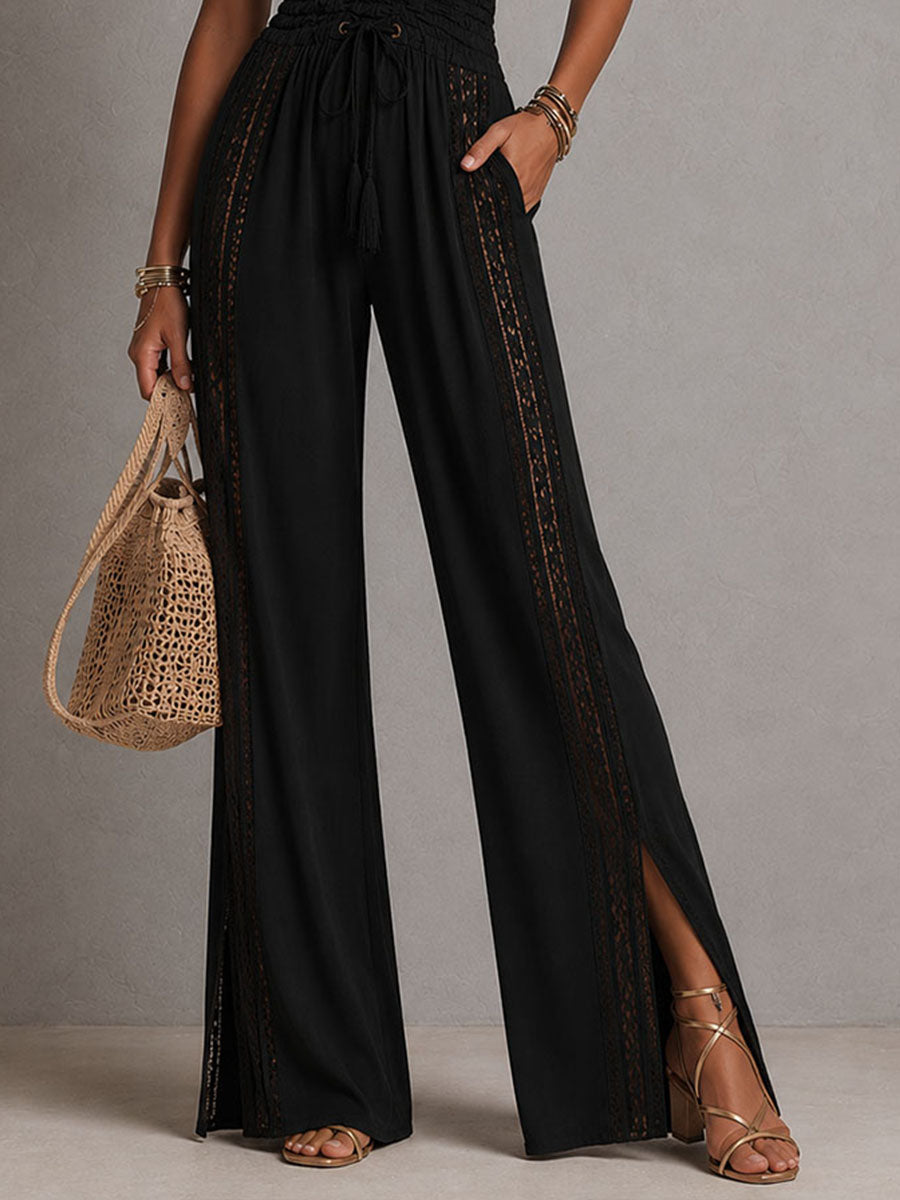 Bianca™ | Flowy Halter Evening Jumpsuit