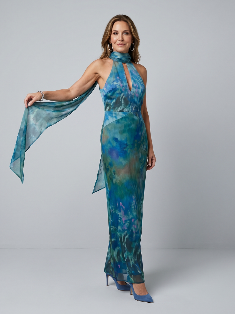 Oceane™ | Enchanted Waters Maxi Dress