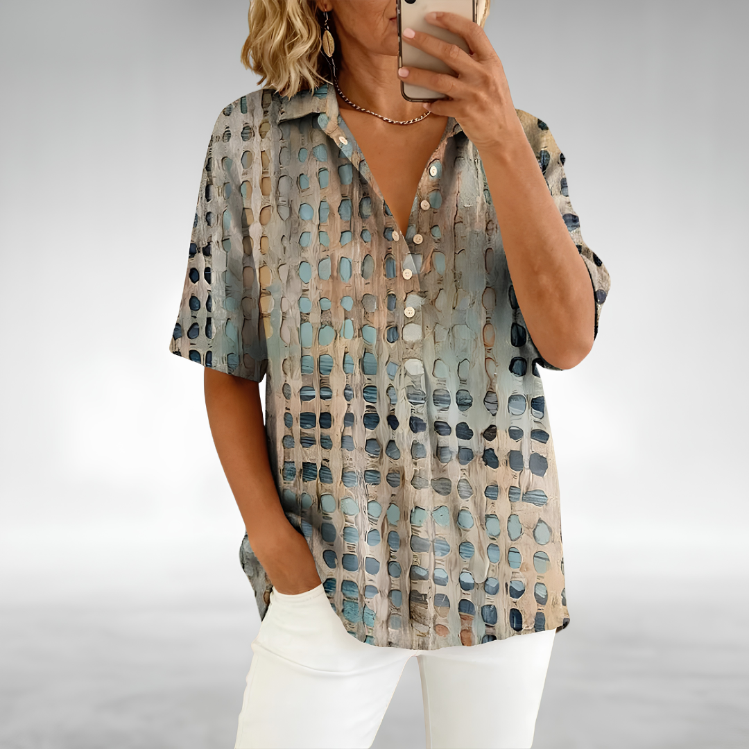 Marlowe™ | Artistic Linen Blend Tunic