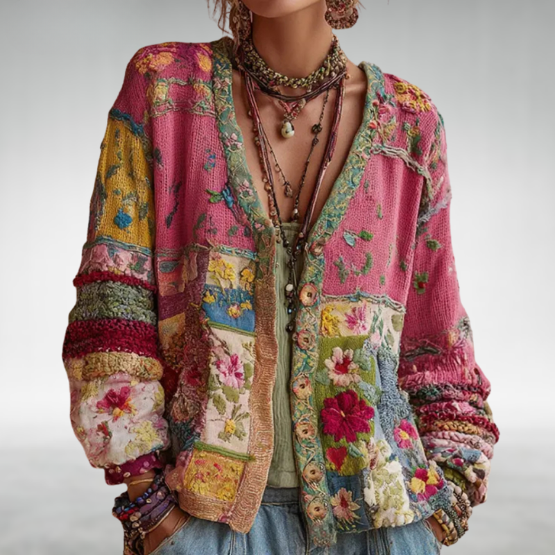 Willow™ | Vintage Bohemian Knit Cardigan