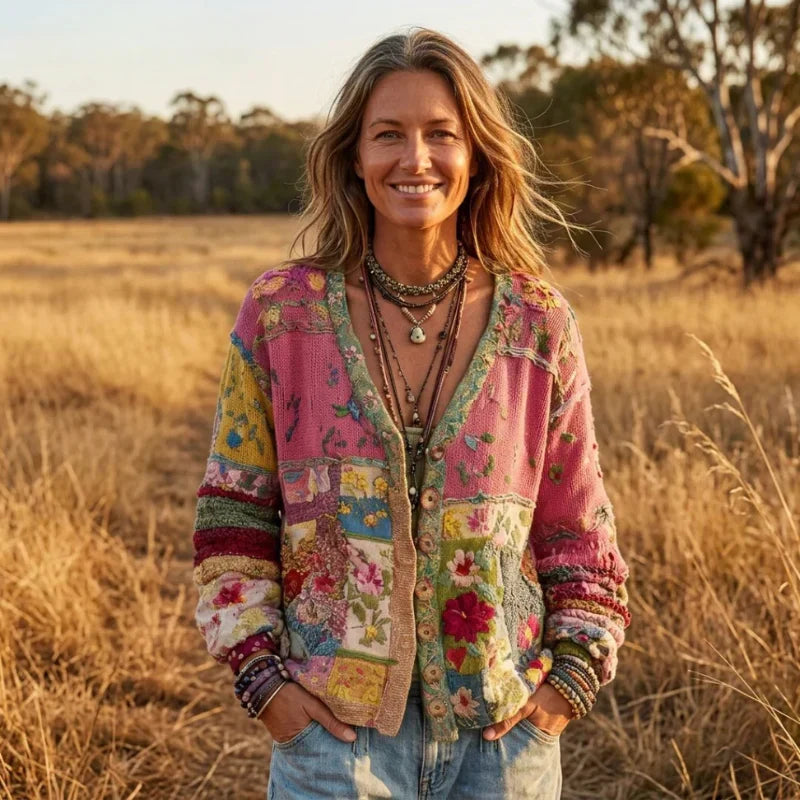Willow™ | Vintage Bohemian Knit Cardigan