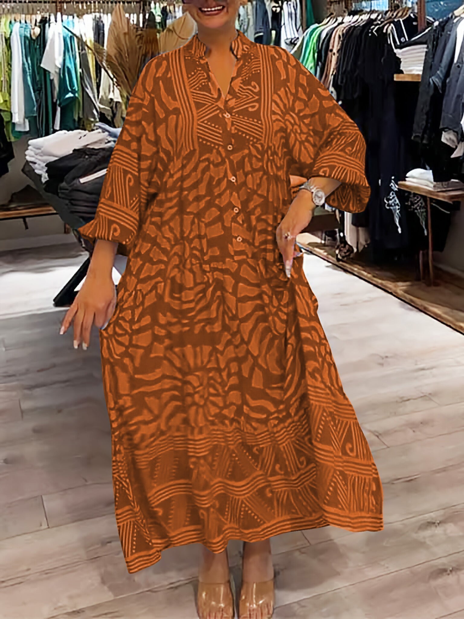 Carmilla - Vibrant Printed Dress