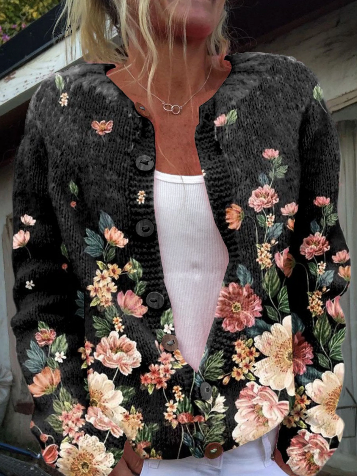 Kivara™ | Vintage Floral Cardigan