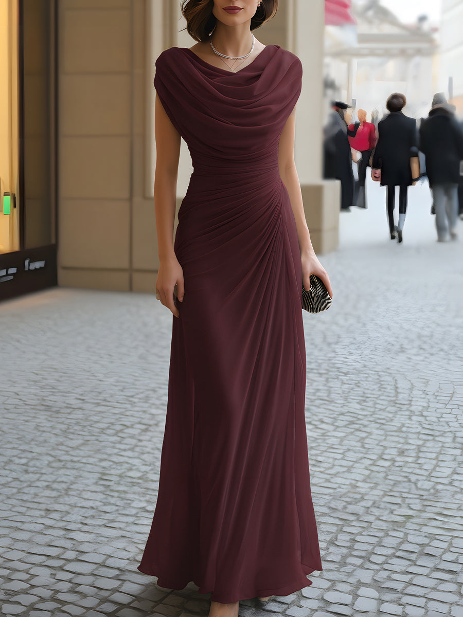 Serendra™ | Flowing Drape Occasion Gown