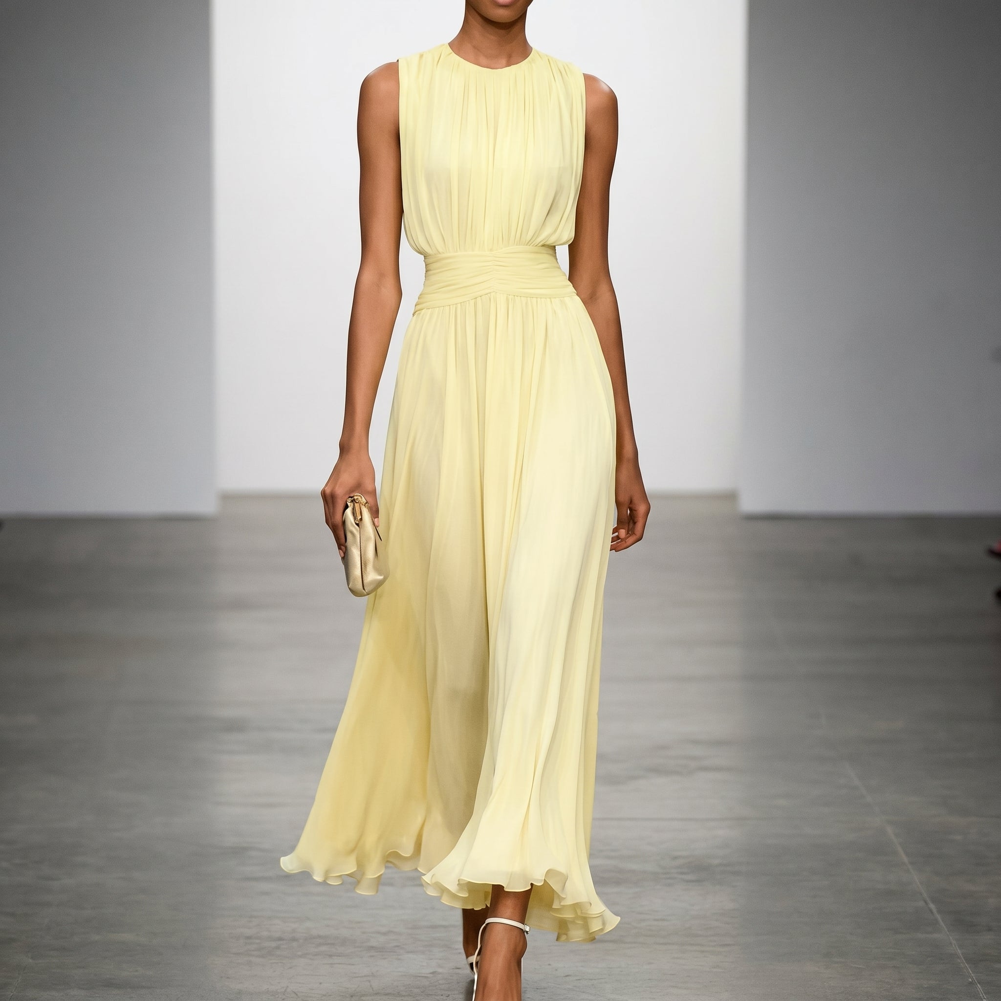 Lisandra™ | Graceful Sleeveless Occasion Dress