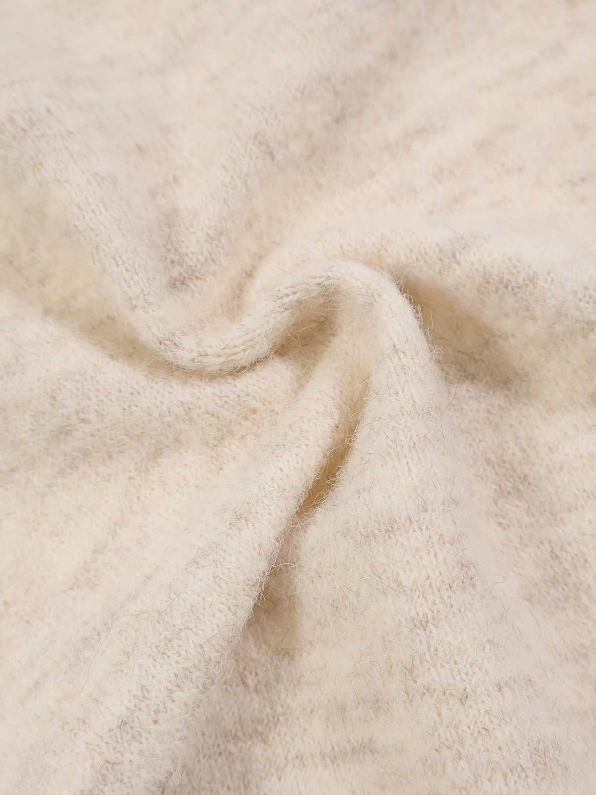 Rosalie™ | Cream Ribbed Button-Tab Cardigan