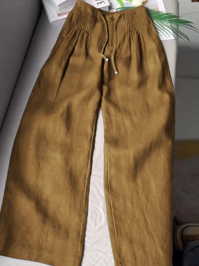 Harper™ | Relaxed Linen Wide-Leg Pants