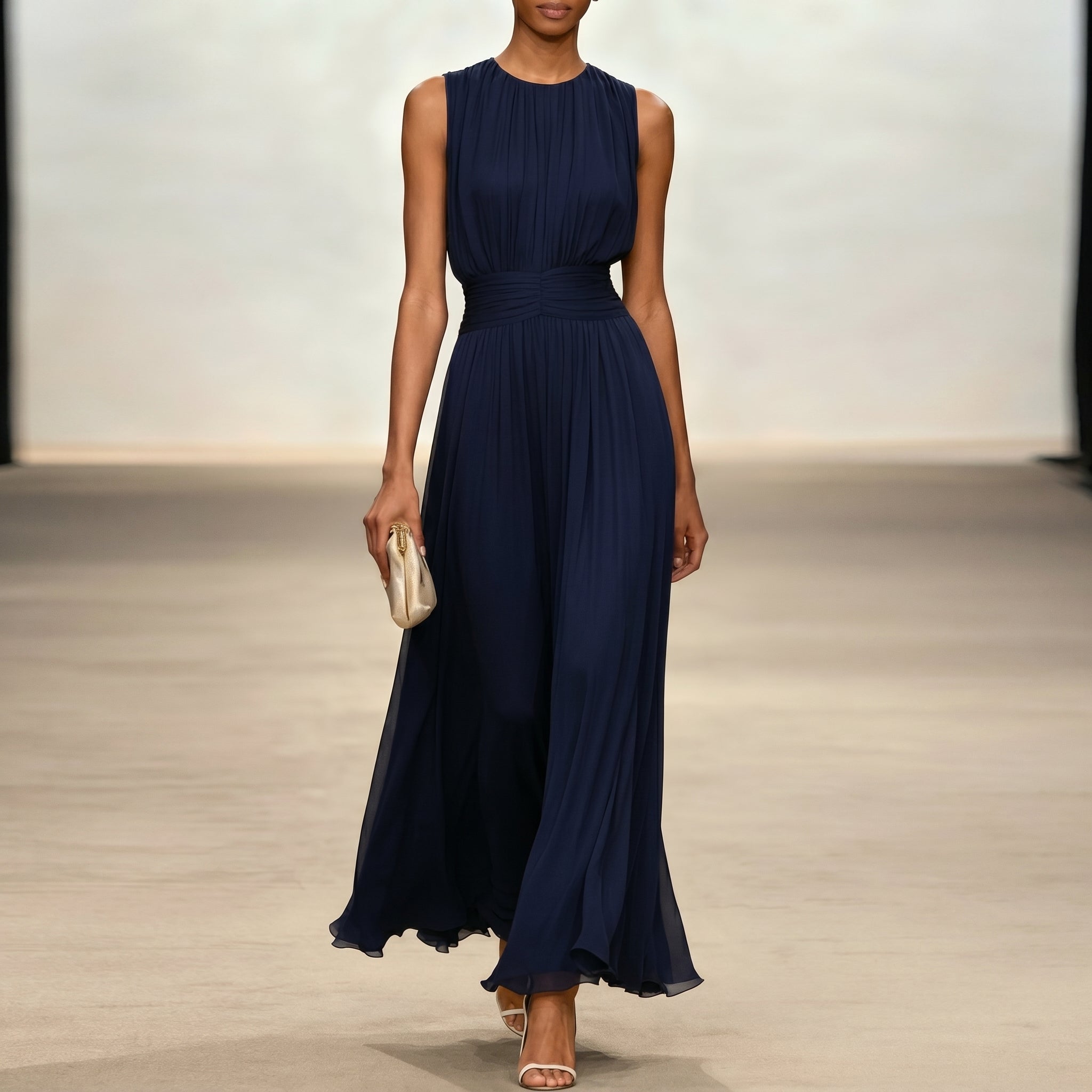 Lisandra™ | Graceful Sleeveless Occasion Dress
