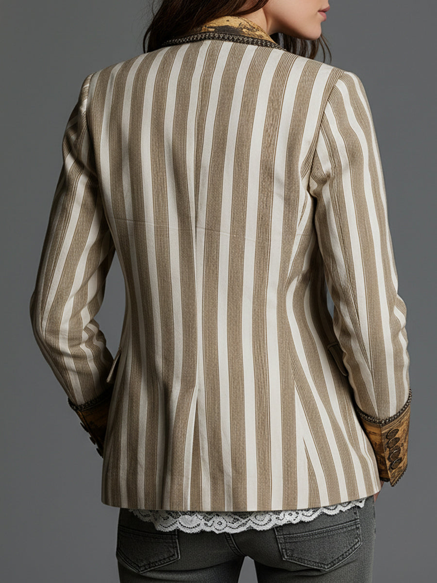 Leandra™ | Boho Heritage Printed Blazer