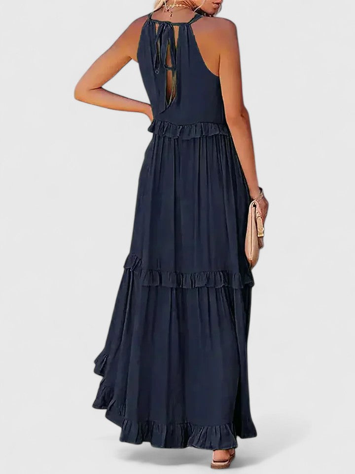 Genevieve™ | Flowing Ruffle Maxi Dress