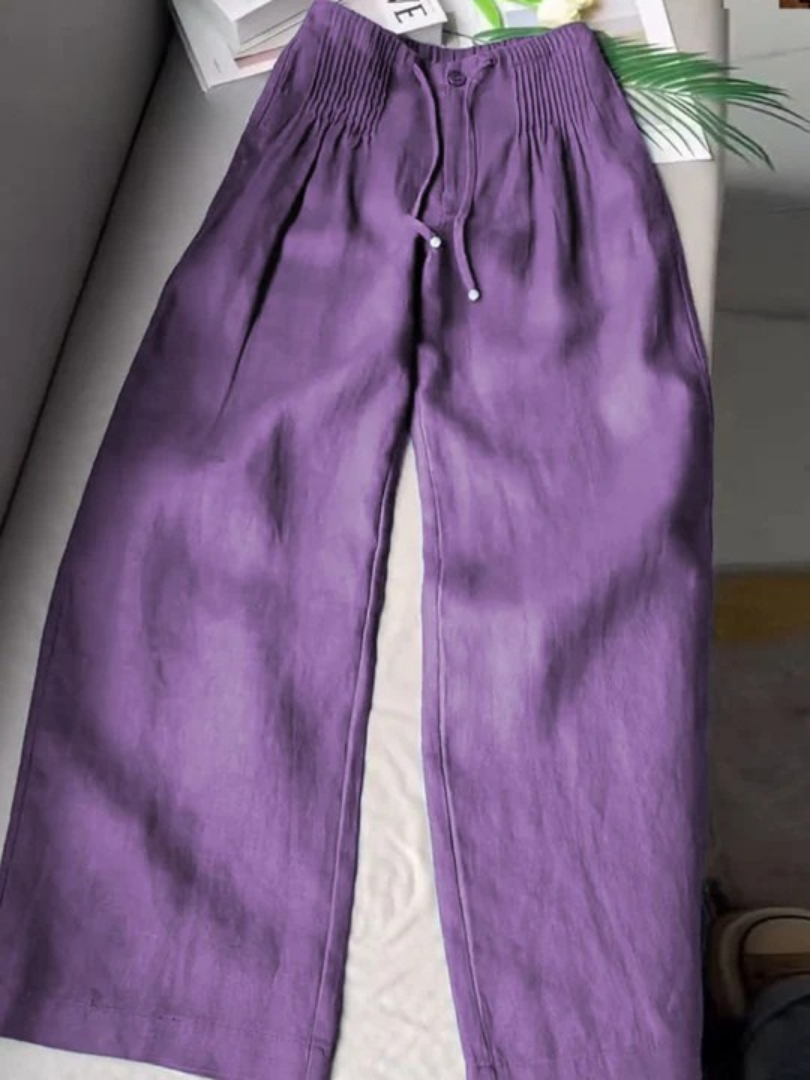 Harper™ | Relaxed Linen Wide-Leg Pants
