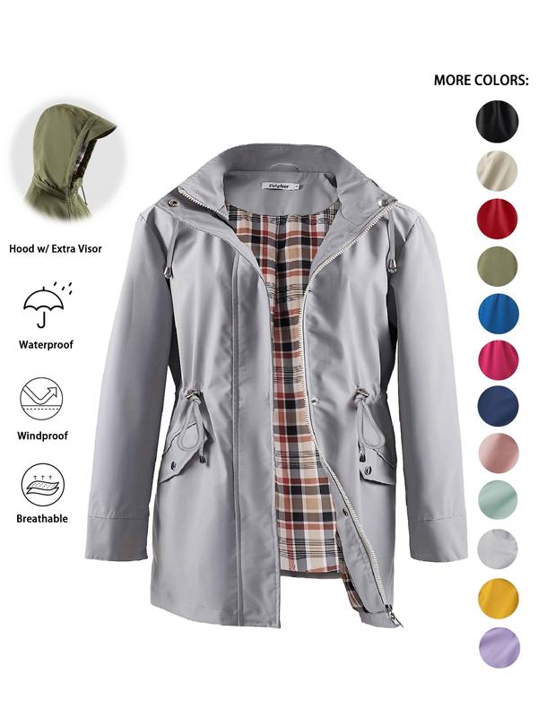 Deena™ | Lightweight Hooded Everyday Trench Coat