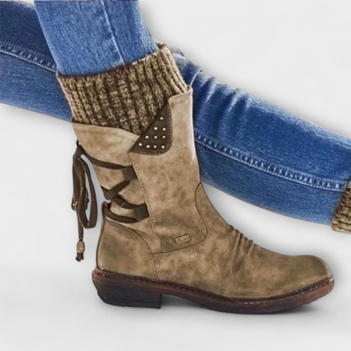 Bethy™ | Cozy Cuff Comfort Mid-Calf Boots