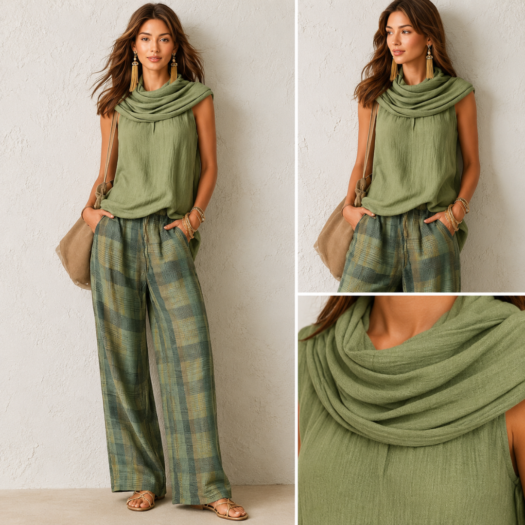 Sage™ | Relaxed Linen Two-Piece Set