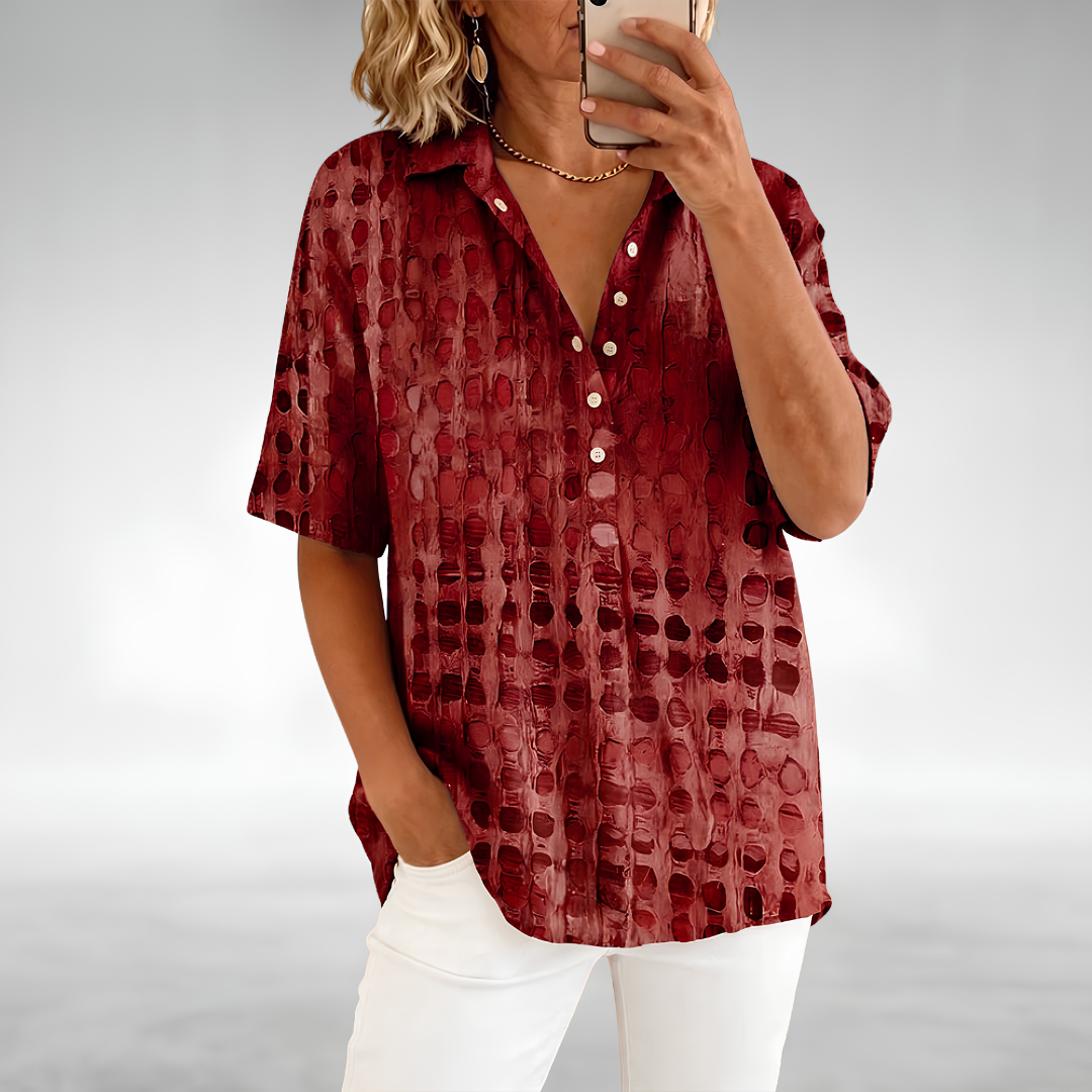 Marlowe™ | Artistic Linen Blend Tunic