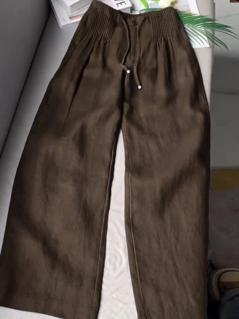 Harper™ | Relaxed Linen Wide-Leg Pants