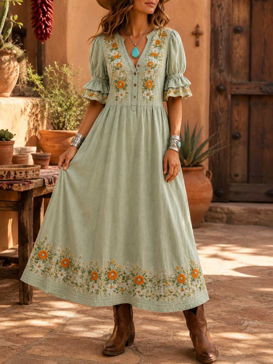 Sylvie™ | Botanical Breeze Dress