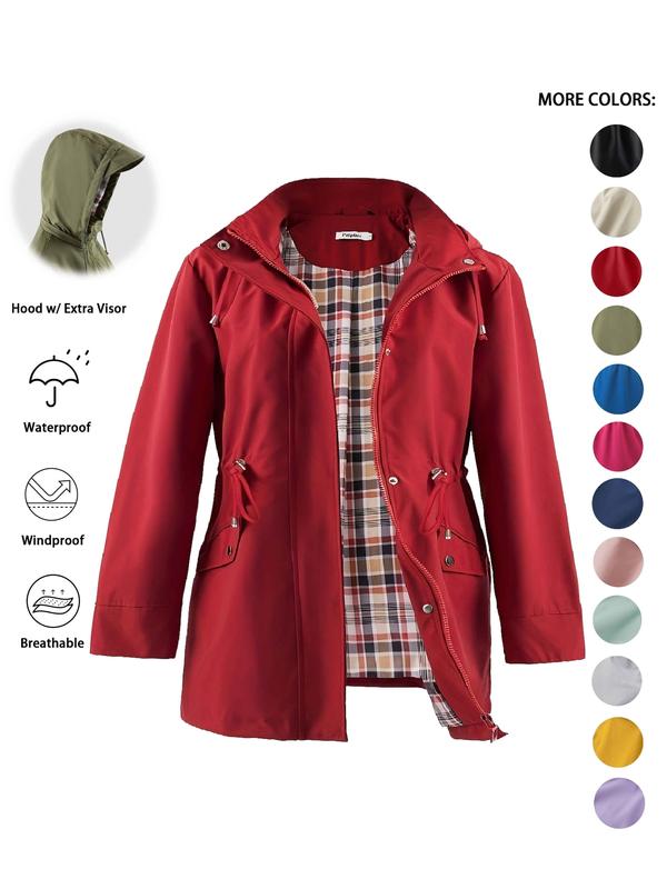 Deena™ | Lightweight Hooded Everyday Trench Coat