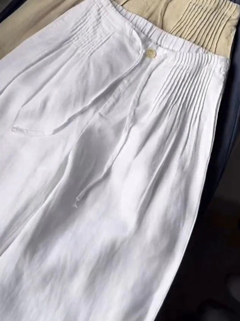 Harper™ | Relaxed Linen Wide-Leg Pants