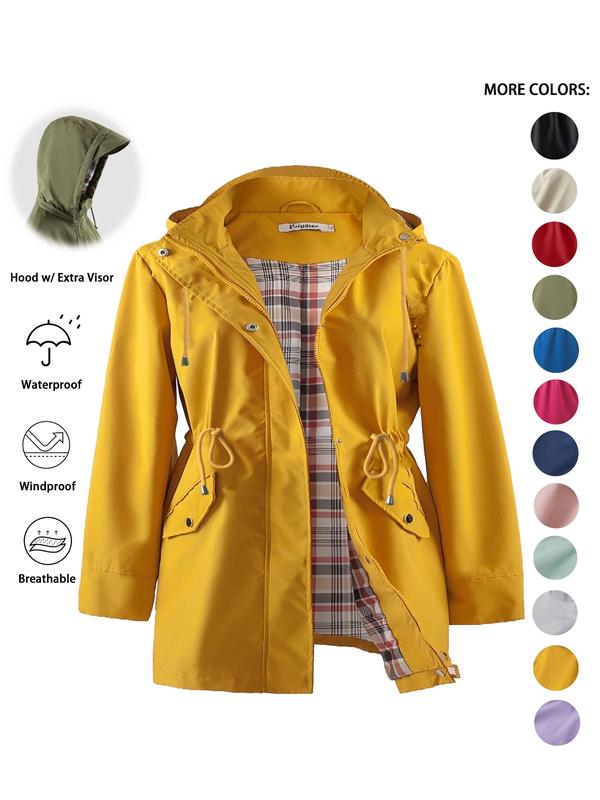 Deena™ | Lightweight Hooded Everyday Trench Coat