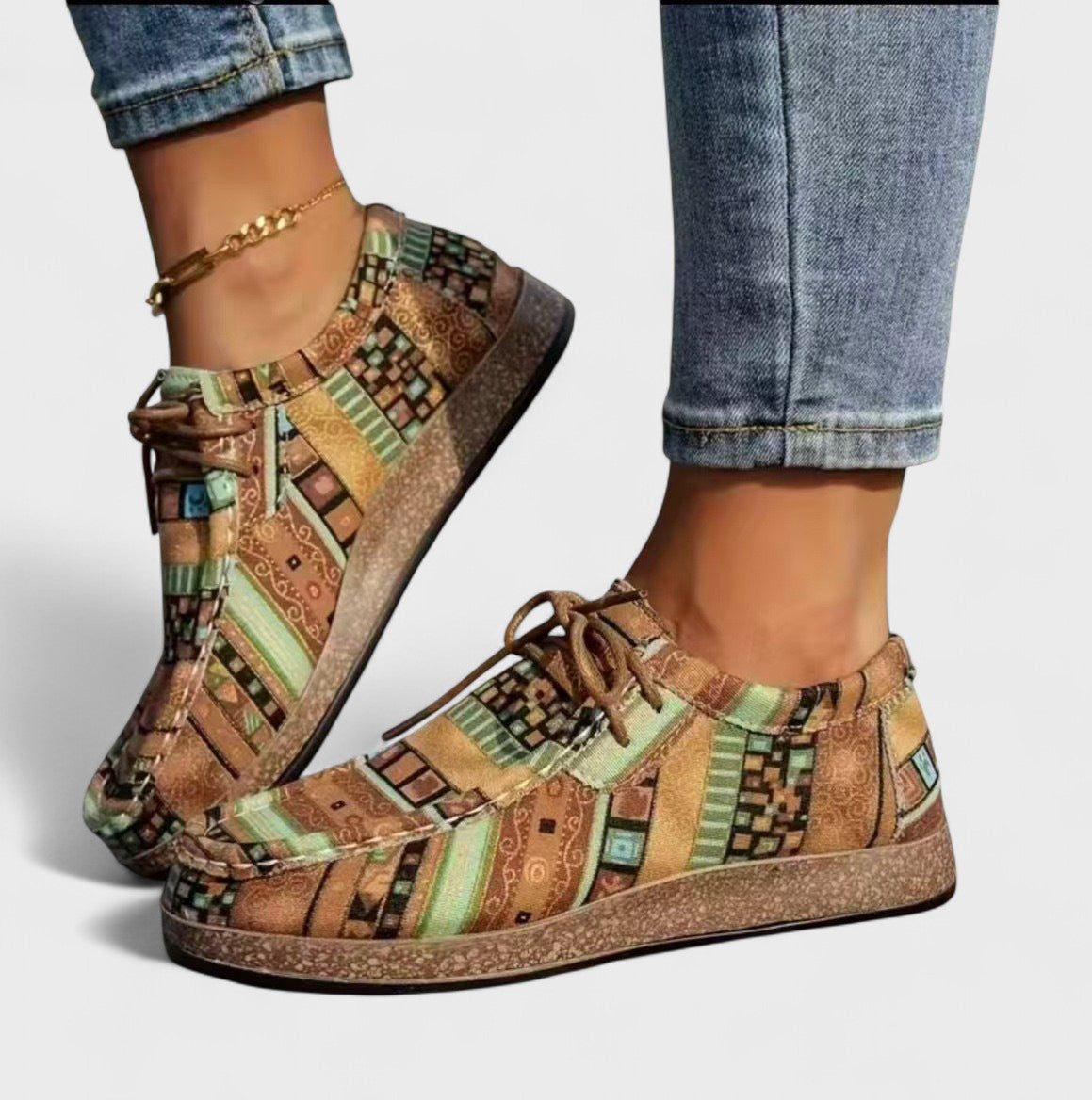 Juniper™ | Artistic Orthopedic Lace-Up Sneakers