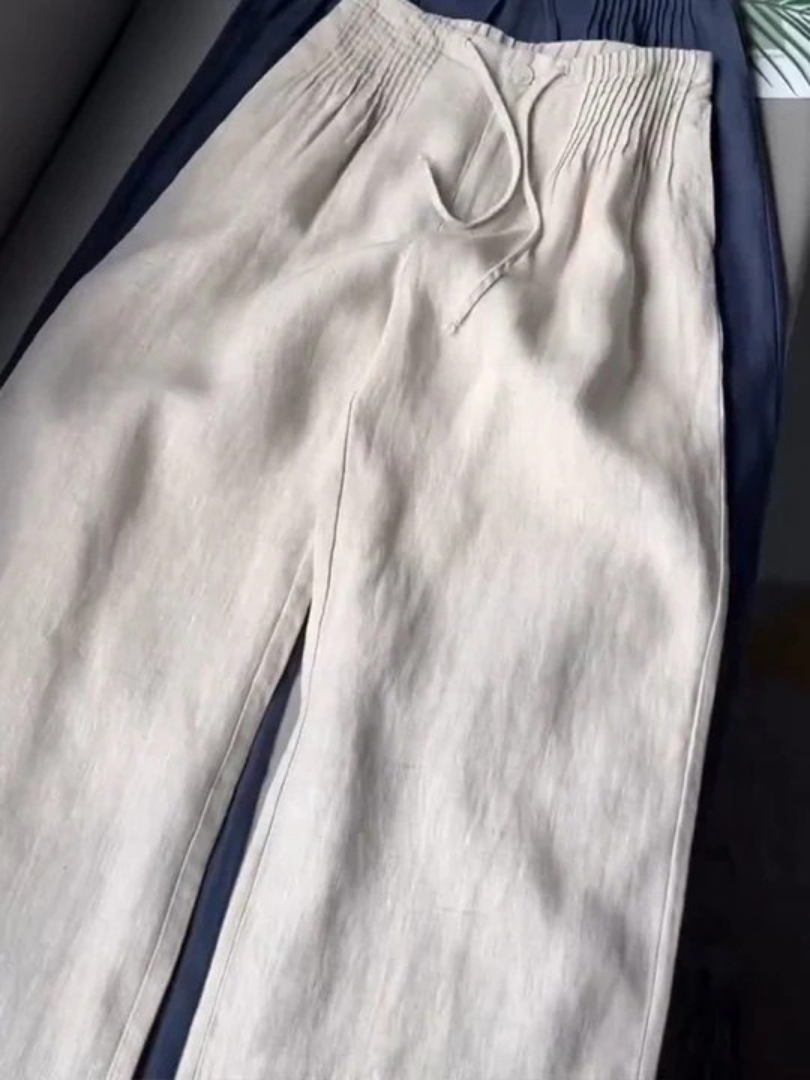 Harper™ | Relaxed Linen Wide-Leg Pants