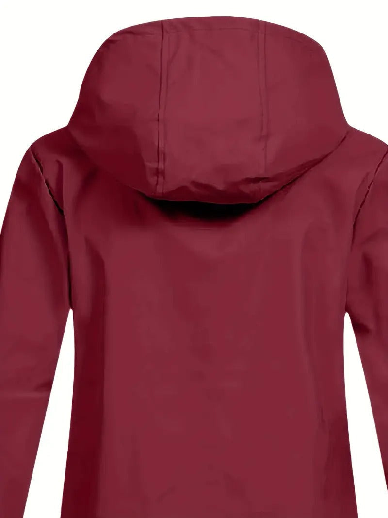 Amelia™ | Fleece-Lined Hooded Zip Jacket