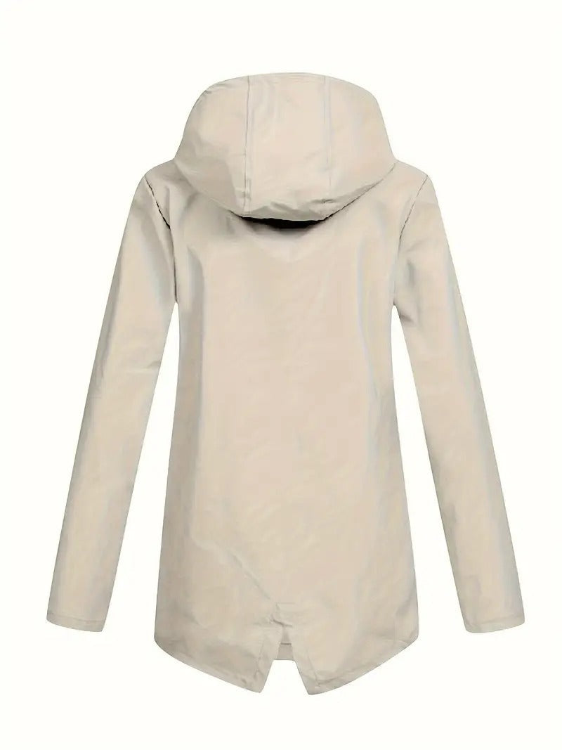 Amelia™ | Fleece-Lined Hooded Zip Jacket