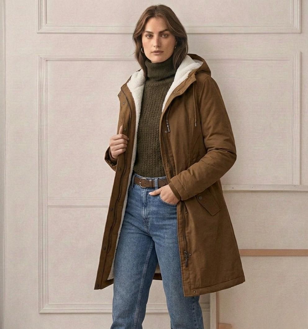 Marjorie™ | Cozy Hooded Weatherproof Coat