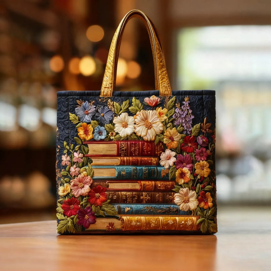 Sack Artisanal - Floral Print and Book