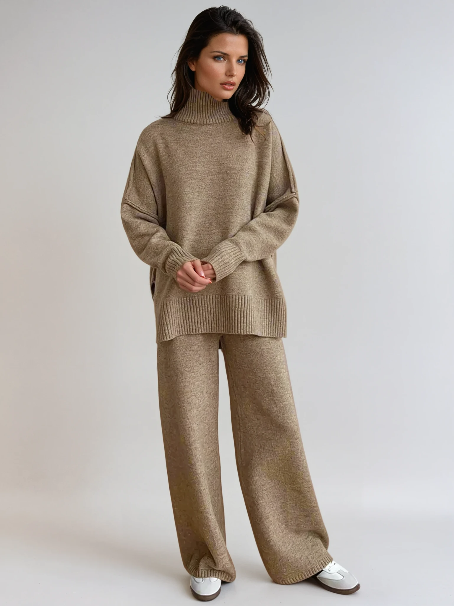 Margot | Cozy Knit Turtleneck Lounge Set