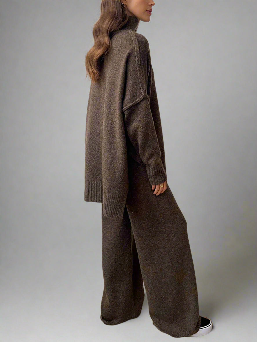 Margot | Cozy Knit Turtleneck Lounge Set
