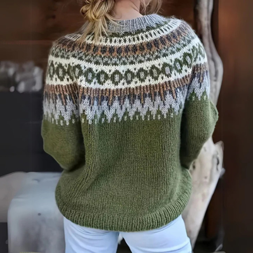 Evergreen™ | Forest Haven Fair Isle Cozy Sweater