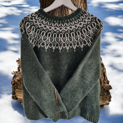 Thalia™ | Forest Haven Fair Isle Sweater