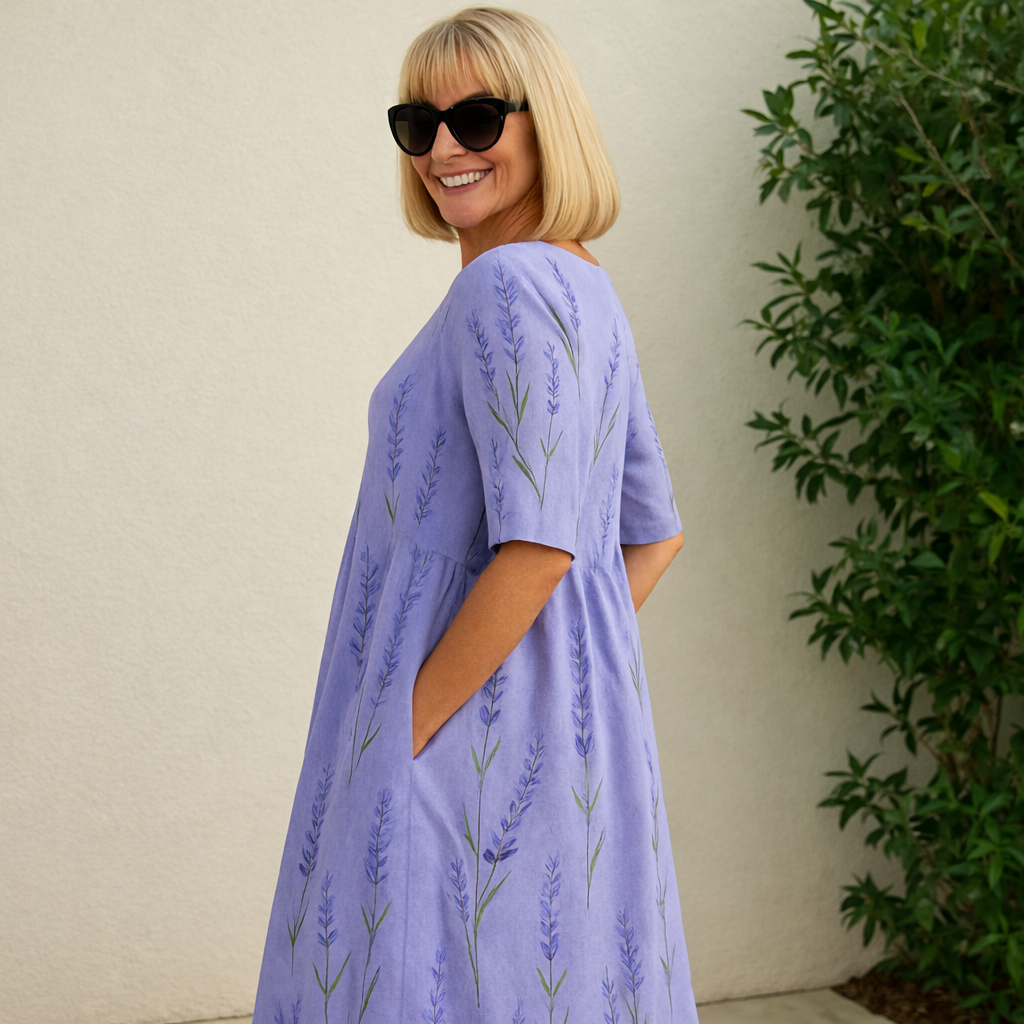 Lilia | Midi Dress - Effortless Comfort