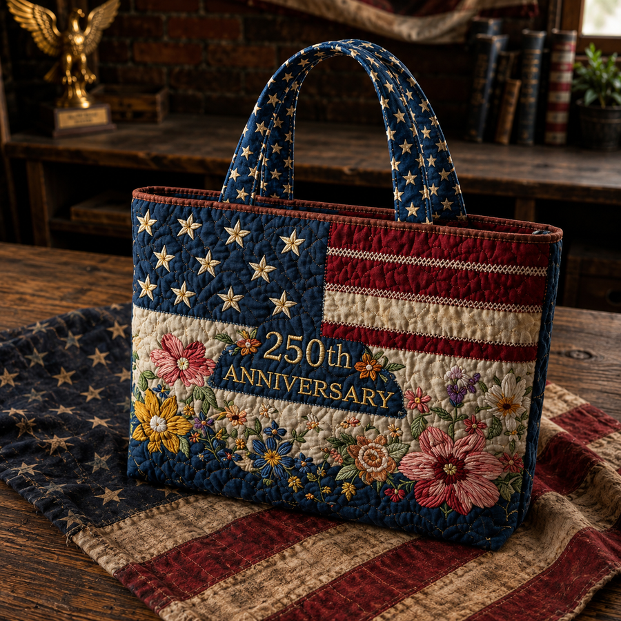 Stacey™ | Stars & Stripes Wildflower Heritage Tote Bag