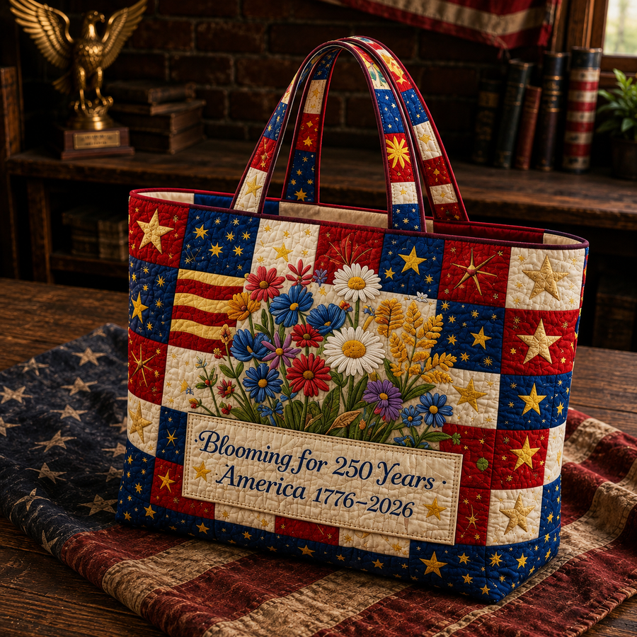 Savannah™ | Americana Wildflower Heritage Quilted Tote Bag