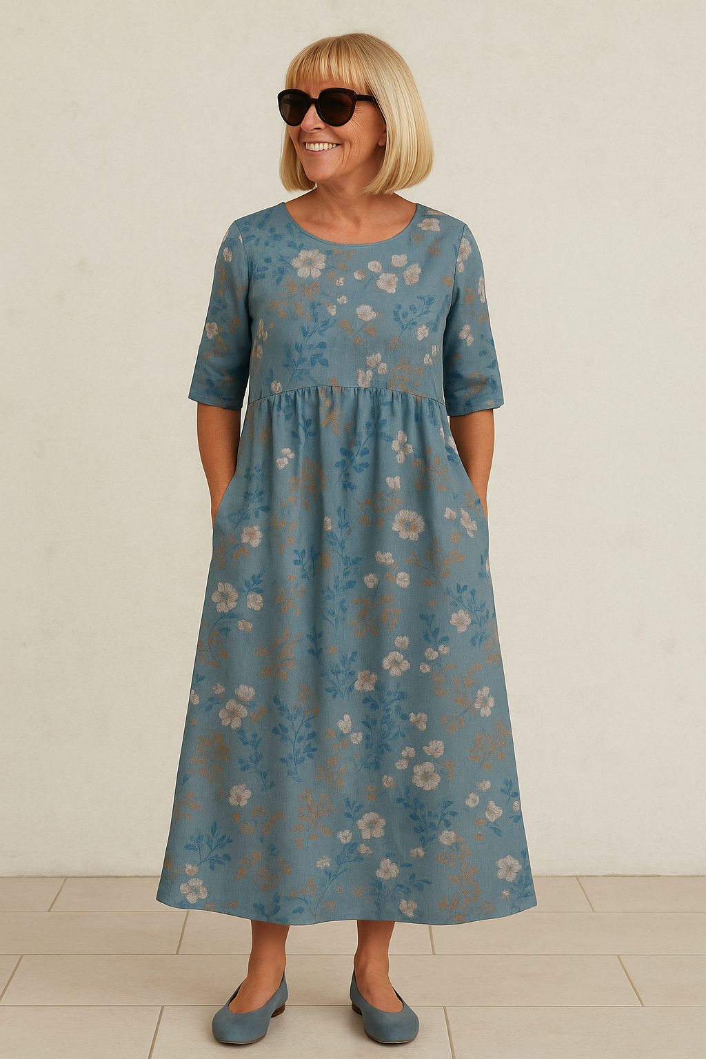 Lilia | Midi Dress - Effortless Comfort