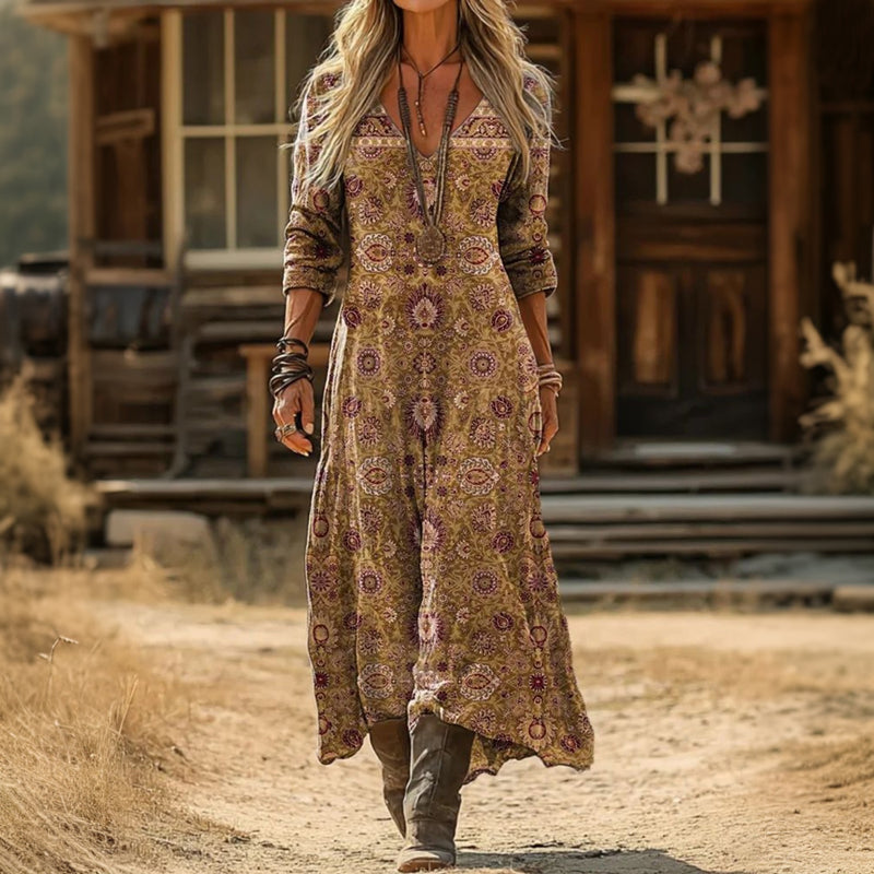 Autumn™ | Artisan Print Everyday Maxi Dress