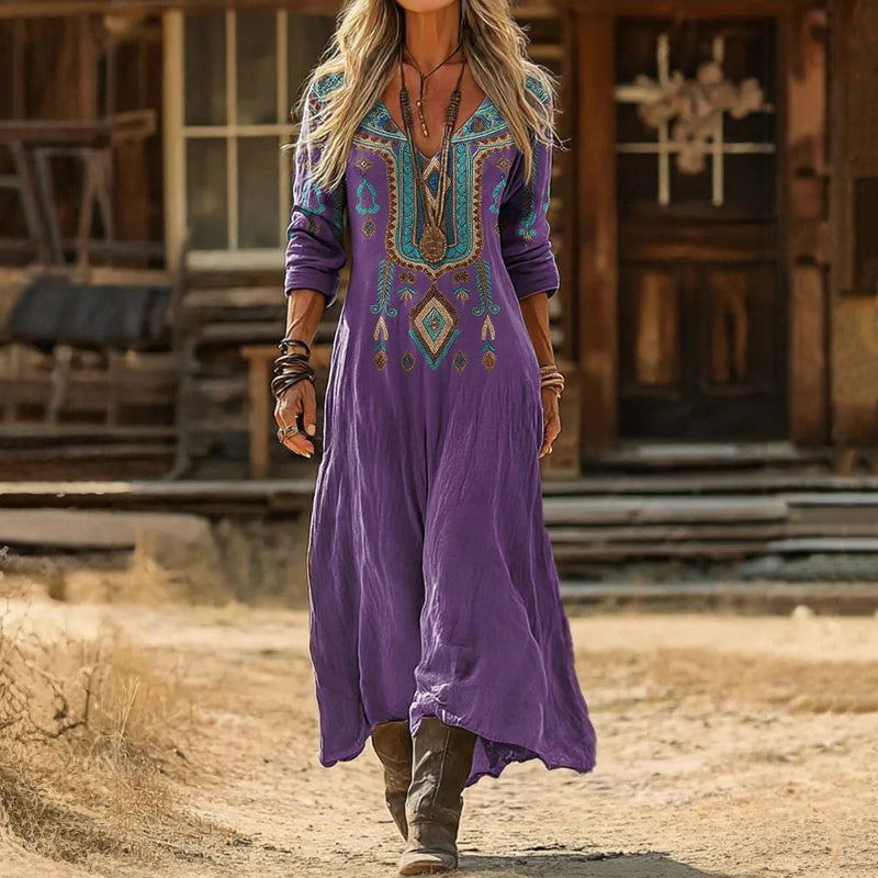 Amara™ | Bohemian Sleeveless Maxi Dress