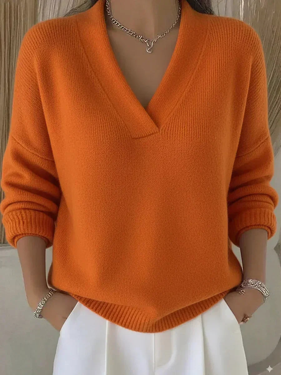 Vivelle™ | Relaxed V-Neck Sweater