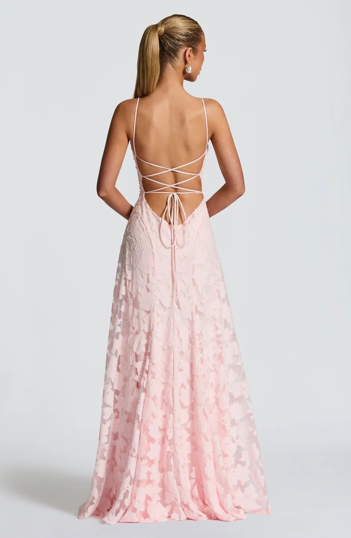 Carmilla™ | Elegant Floral Overlay Occasion Maxi Dress