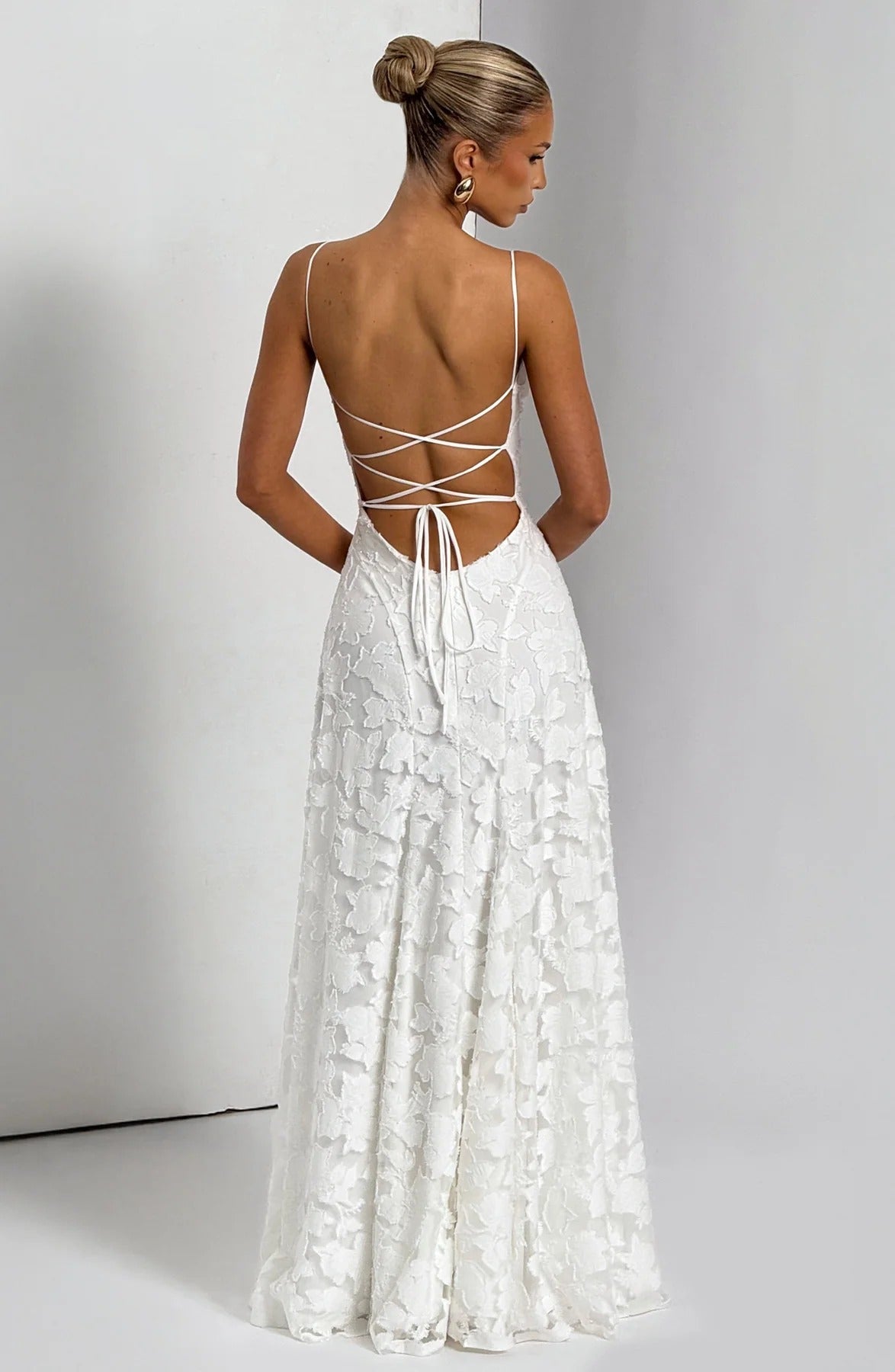 Carmilla™ | Elegant Floral Overlay Occasion Maxi Dress