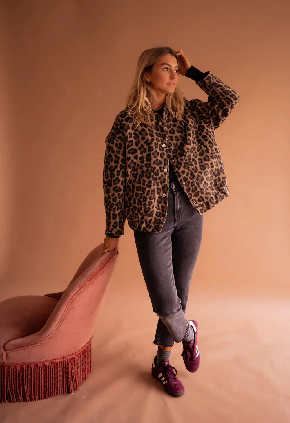 Daniela™ | Cozy Leopard Print Everyday Jacket