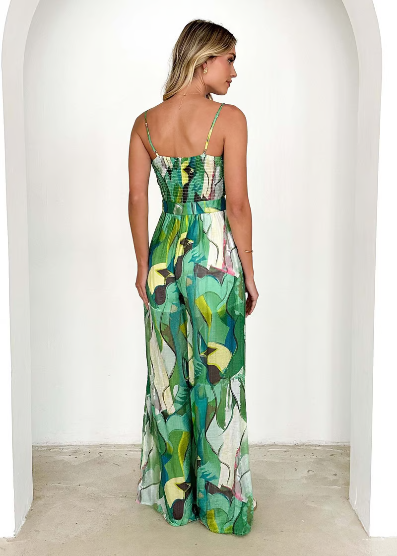 Maris™ | Palm Paradise Wide-Leg Jumpsuit